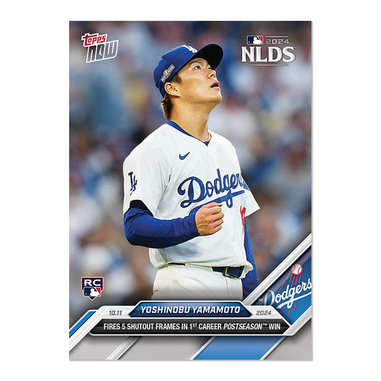 2024 Topps Now #826 Yoshinobu Yamamoto