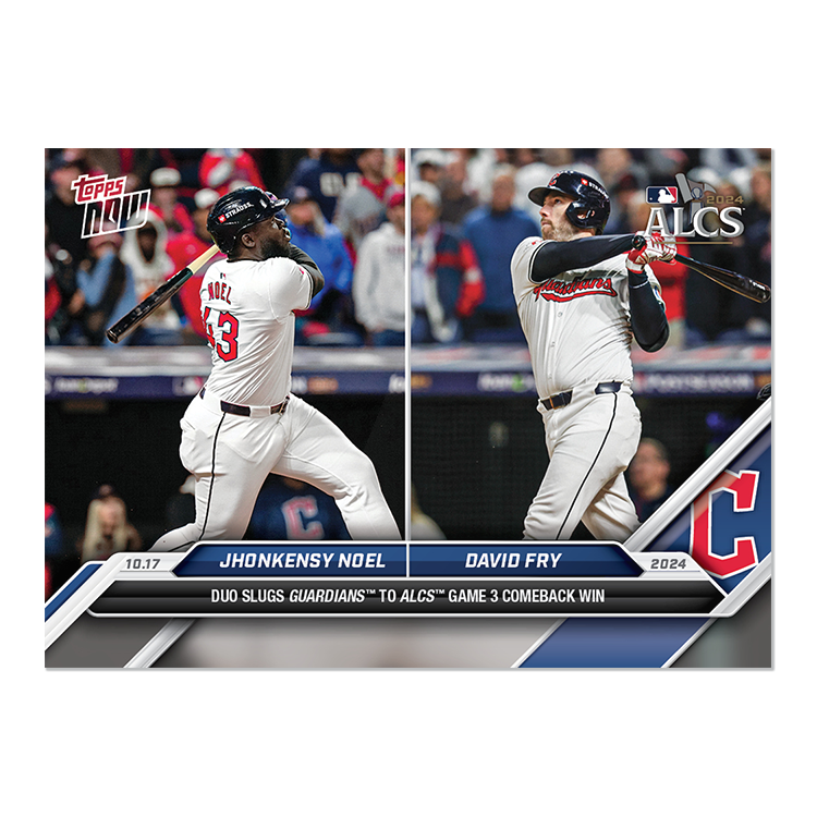 2024 Topps Now #848 Jhonkensy Noel/David Fry