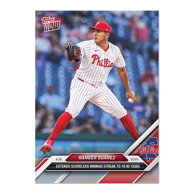 2024 Topps Now #85 Ranger Suárez