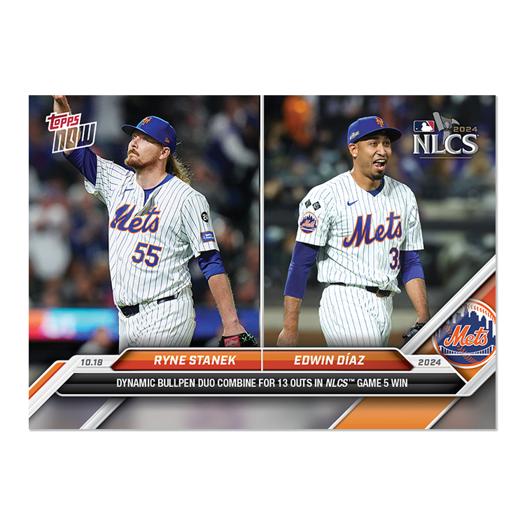 2024 Topps Now #851 Ryne Stanek/Edwin Diaz