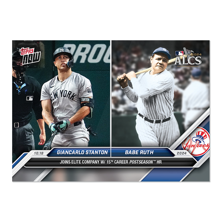 2024 Topps Now #853 Giancarlo Stanton/Babe Ruth