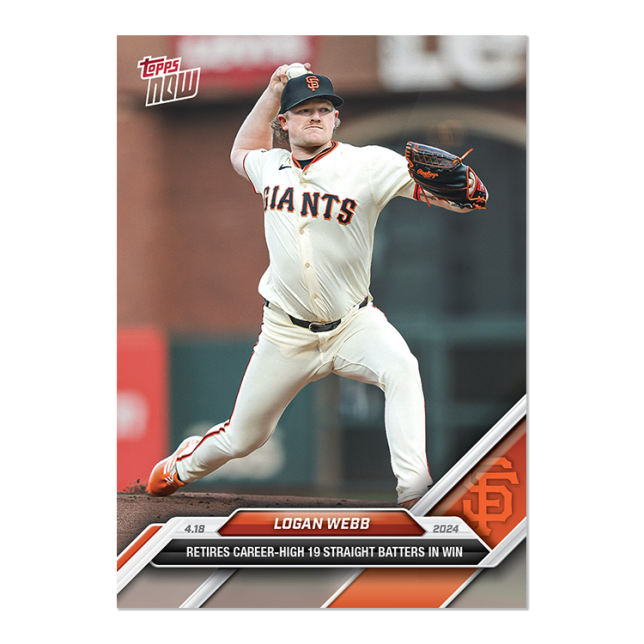 2024 Topps Now #93 Logan Webb