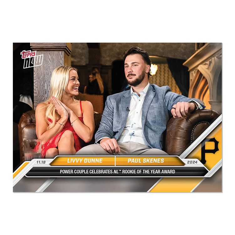 2024 Topps Now #TN-LDPS Livvy Dunne/Paul Skenes