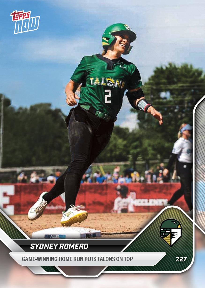 2025 AUSL Topps NOW card 30 featuring Sydney Romero