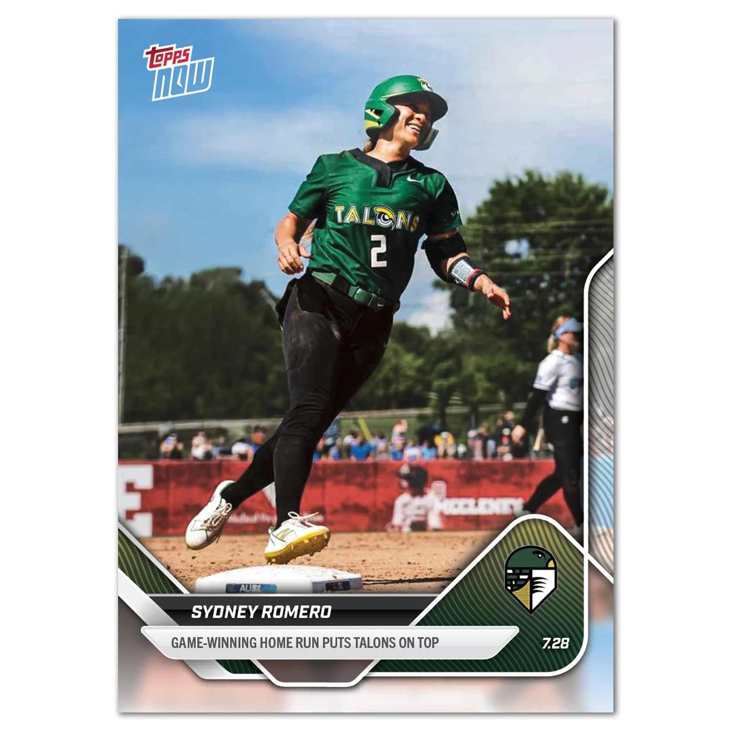 2025 AUSL Topps NOW card 30 featuring Sydney Romero