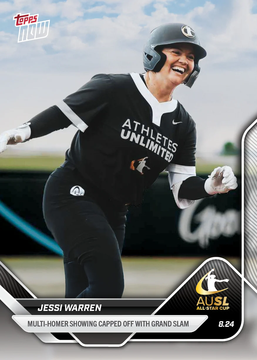 2025 AUSL Topps NOW card 37 featuring Jessi Warren