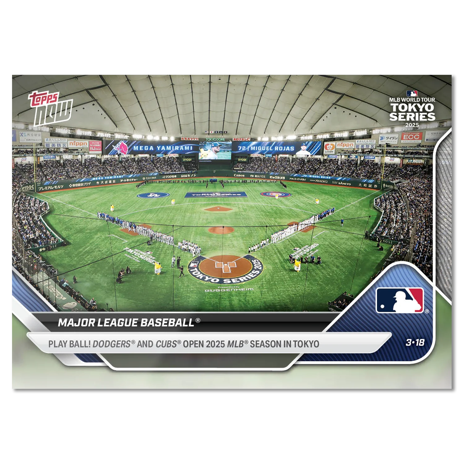 2025 Topps Now #1 Major League Baseball 2025 MLB Topps NOW Opening Day