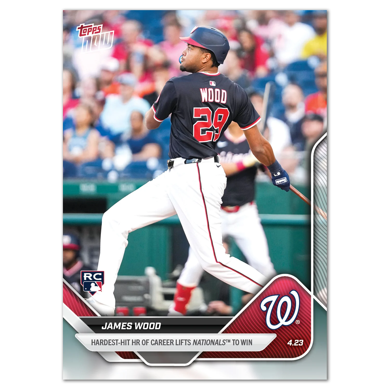 2025 Topps Now #100 James Wood