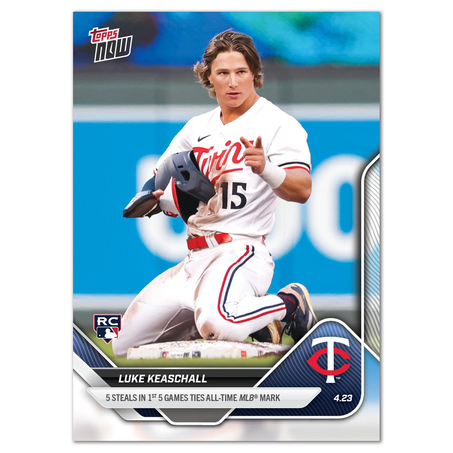 2025 Topps Now #102 Luke Keaschall