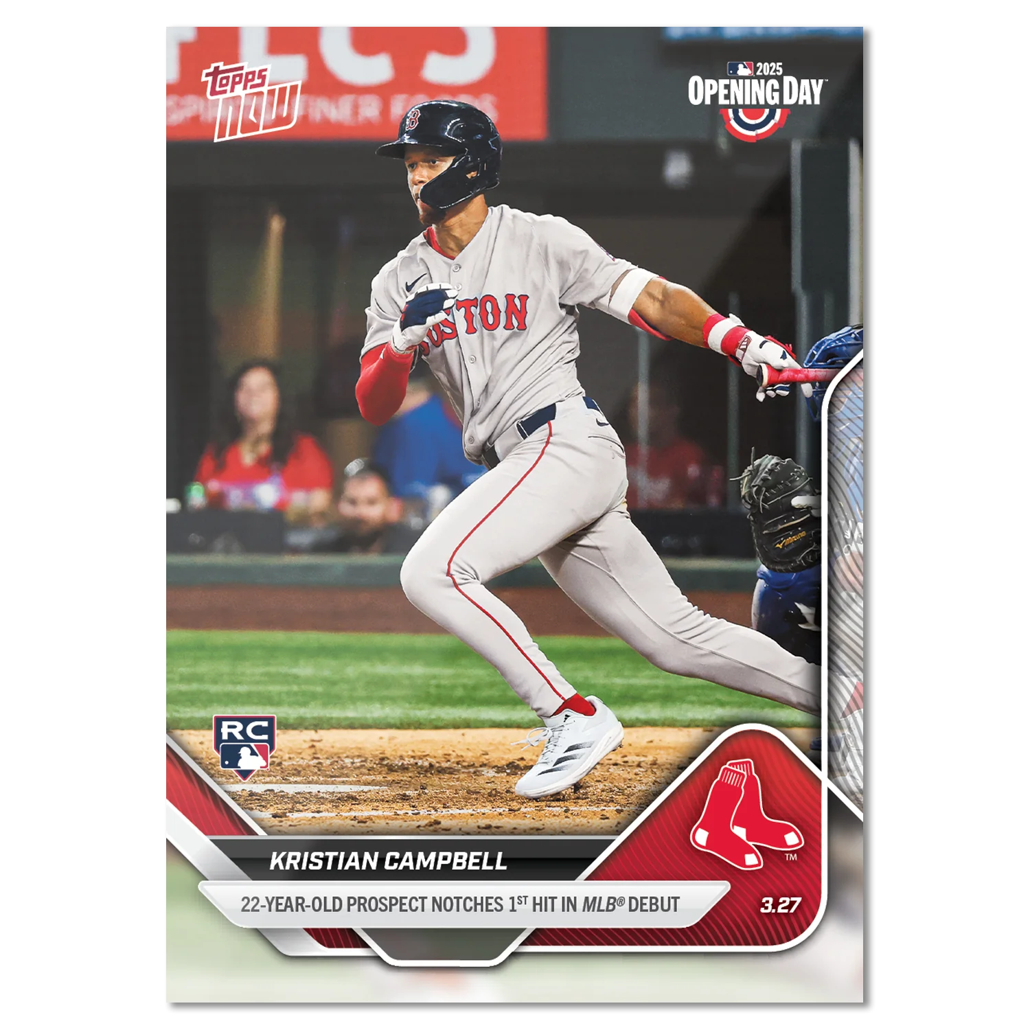 2025 Topps Now #11 Kristian Campbell