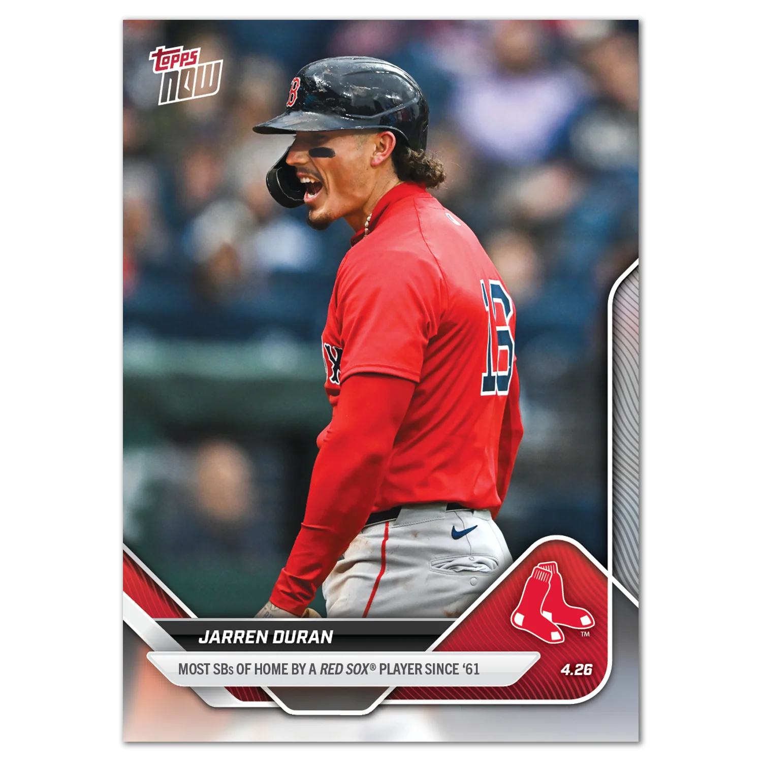 2025 Topps Now #110 Jarren Duran