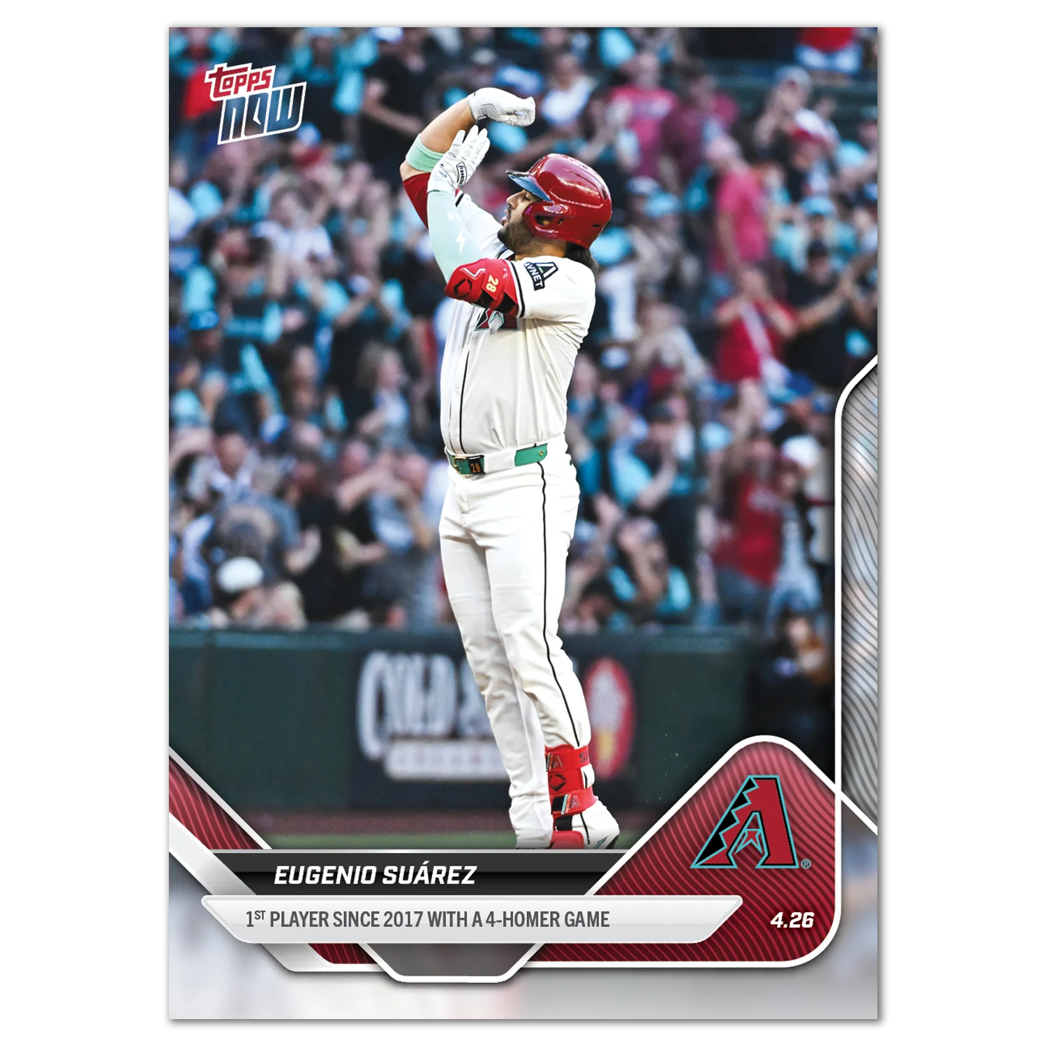 2025 Topps Now #111 Eugenio Suárez
