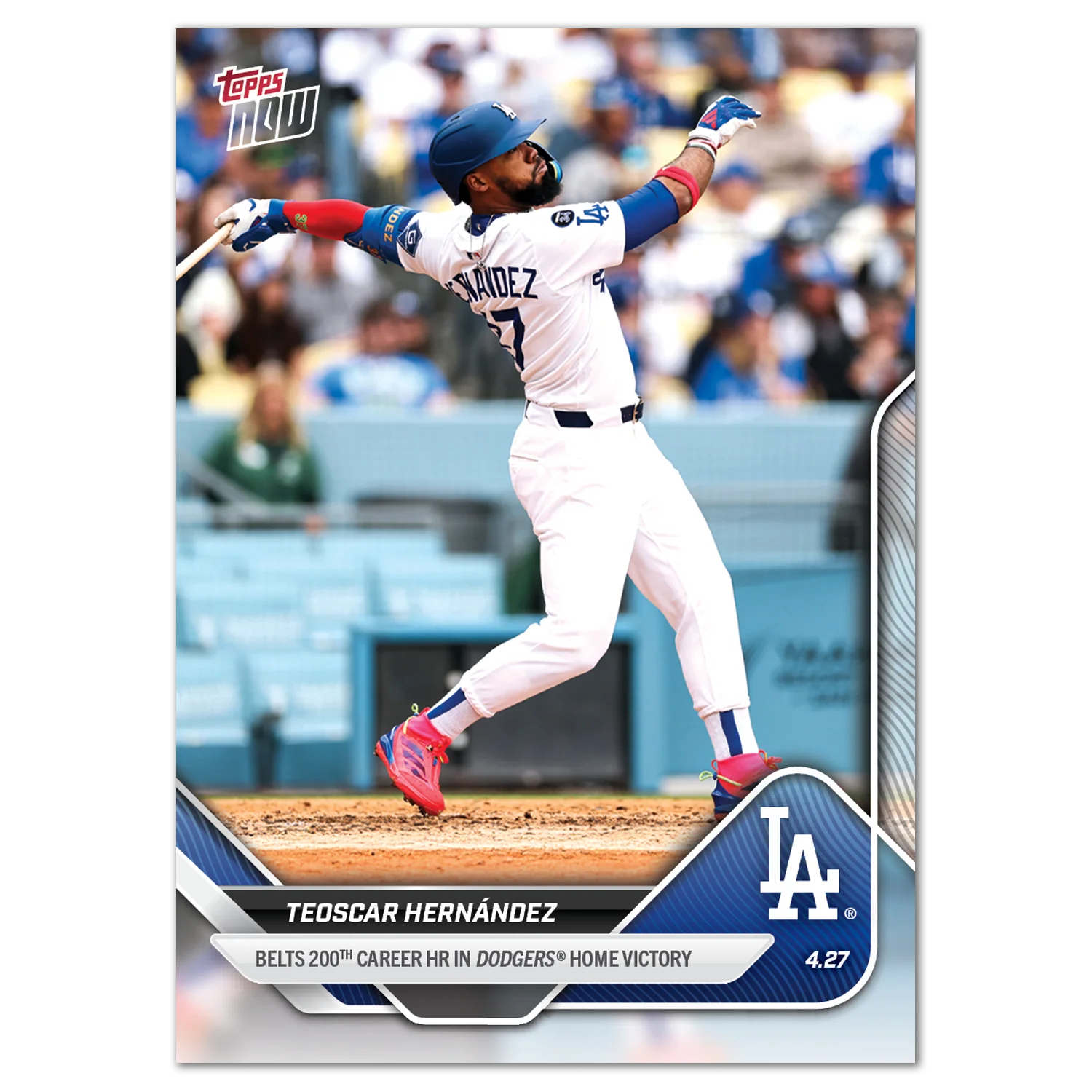 2025 Topps Now #116 Teoscar Hernández