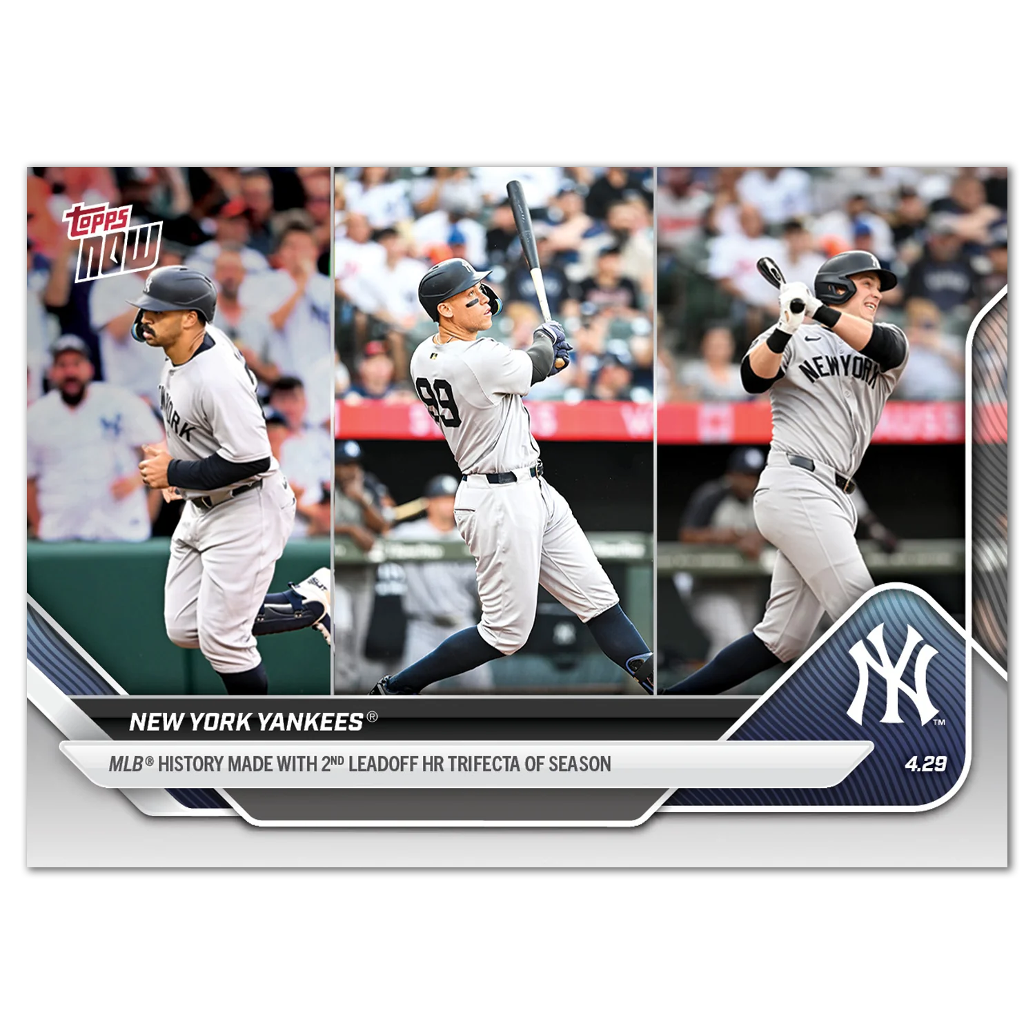 2025 Topps Now #119 Yankees