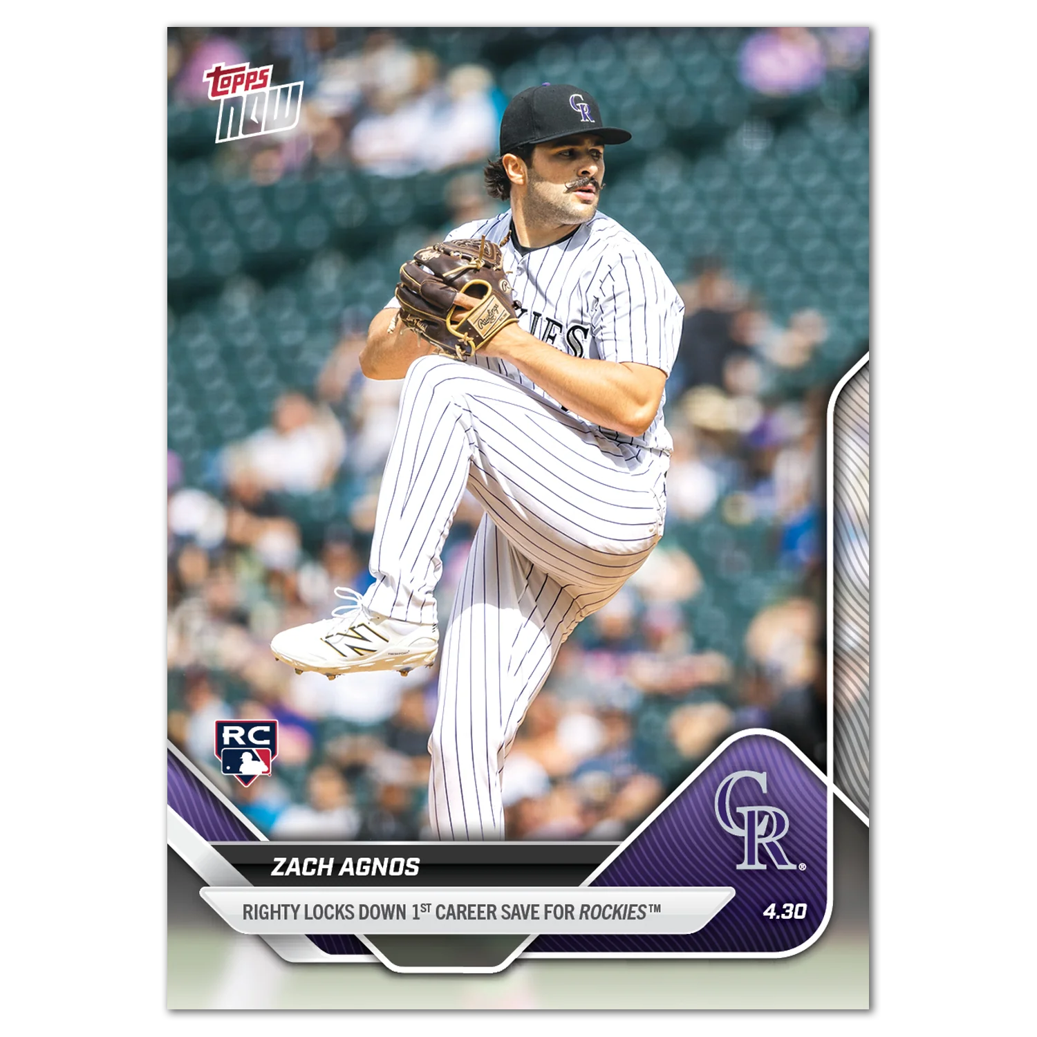 2025 Topps Now #121 Zach Agnos