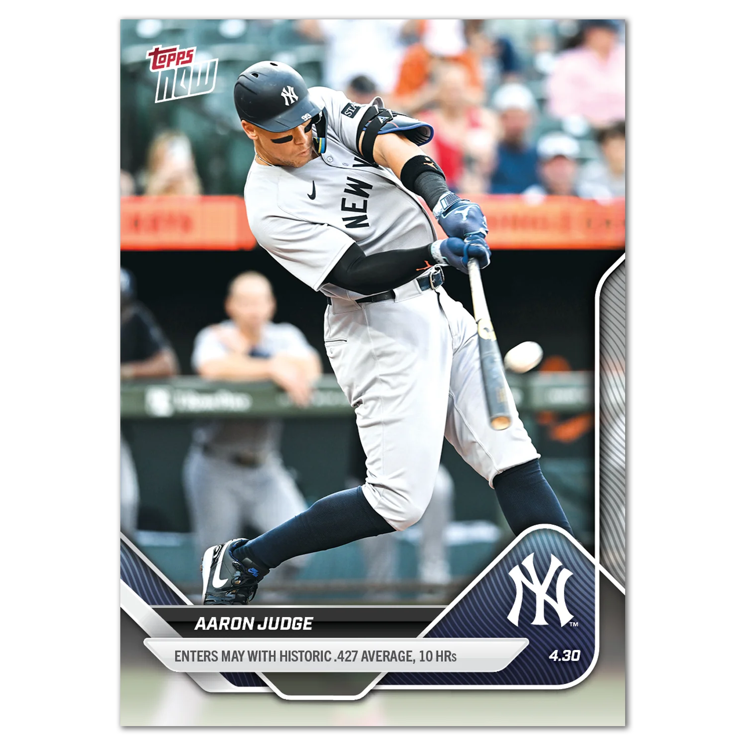 2025 Topps Now #122 Aaron Judge
