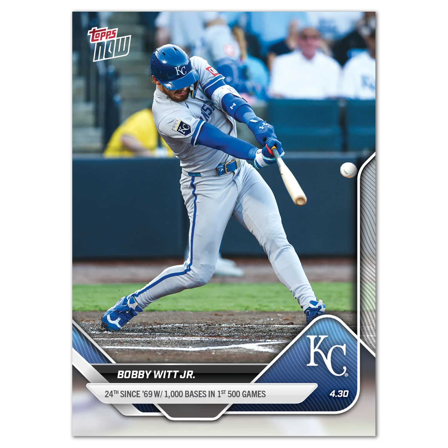 2025 Topps Now #123 Bobby Witt Jr.