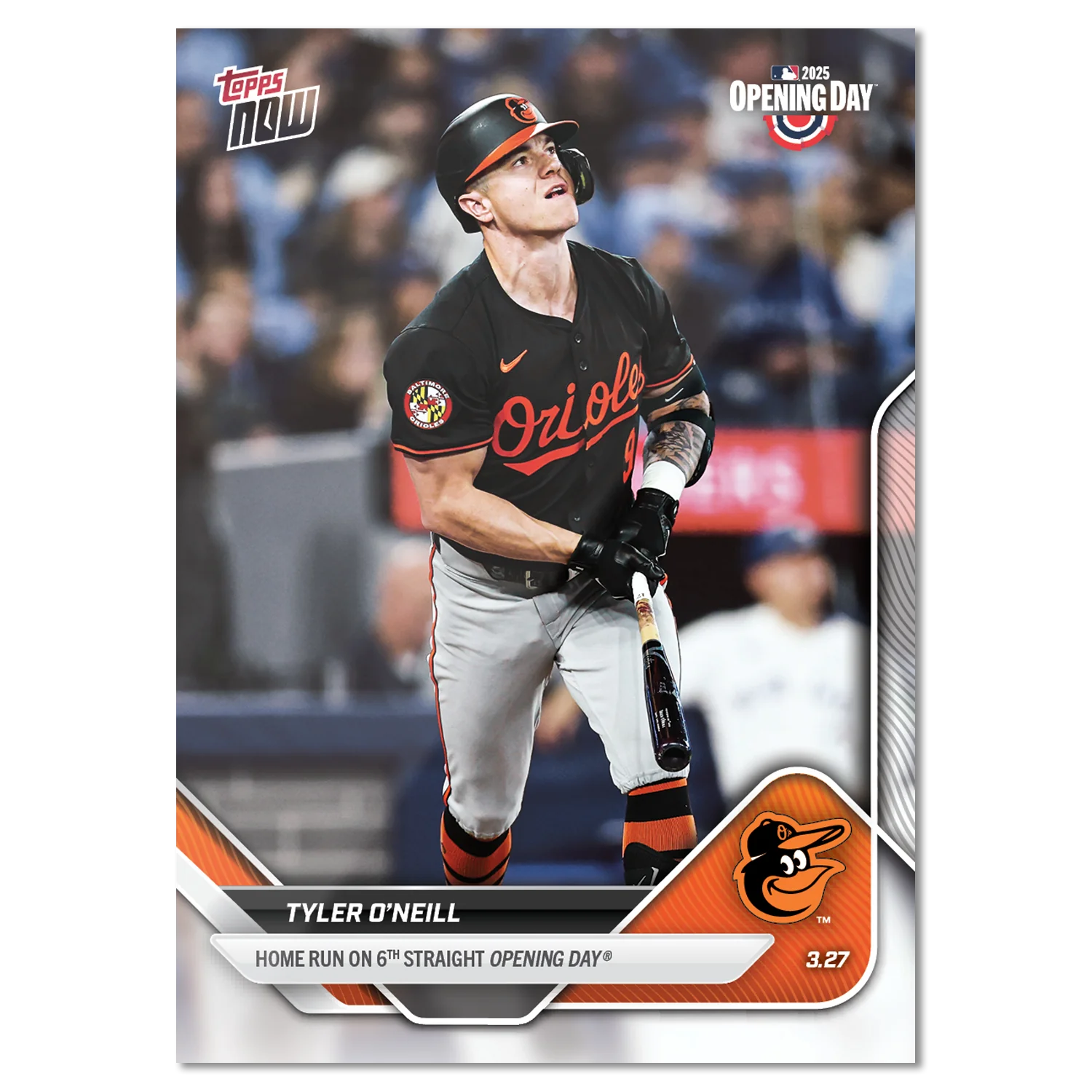 2025 Topps Now #13 Tyler O'Neill