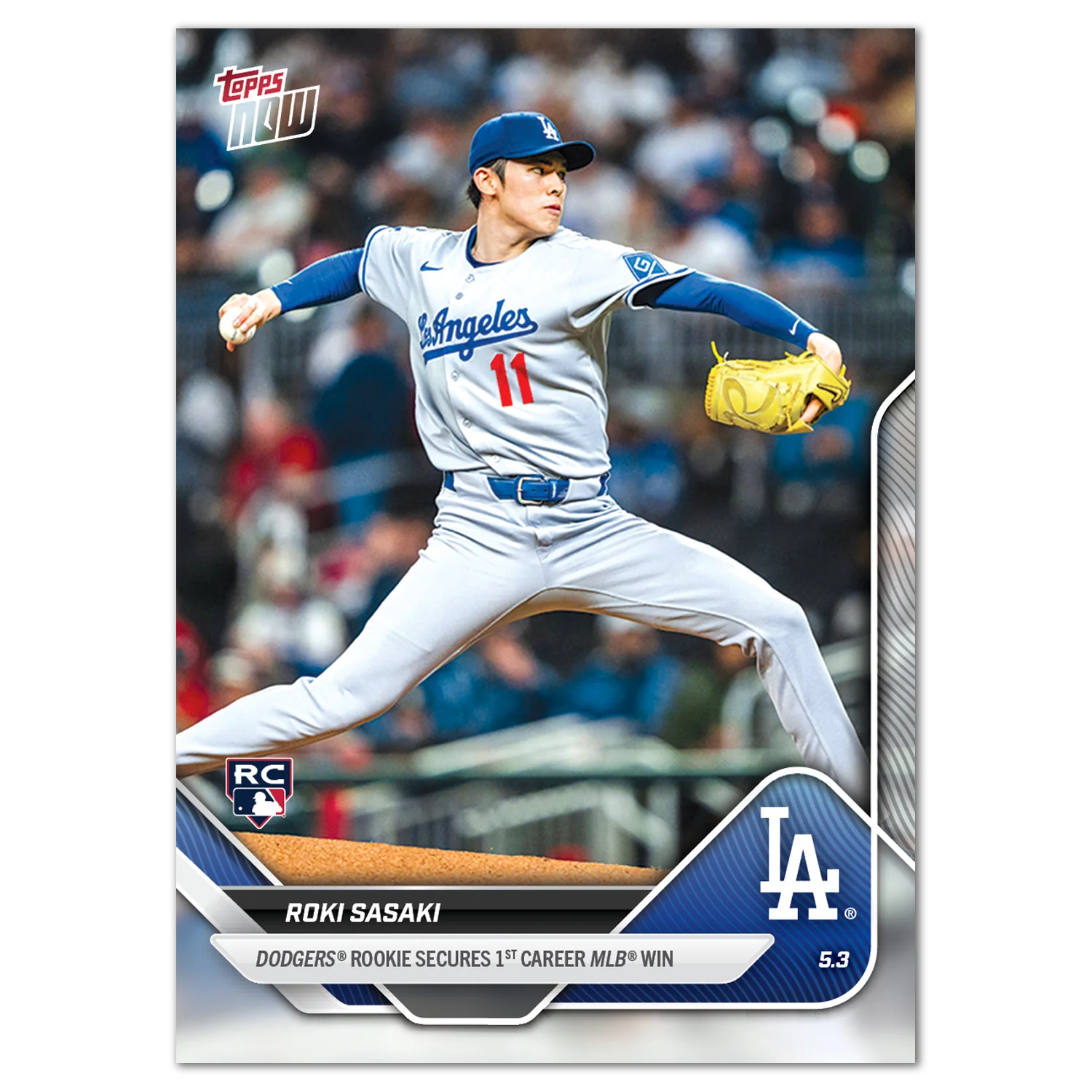 2025 Topps Now #137 Roki Sasaki