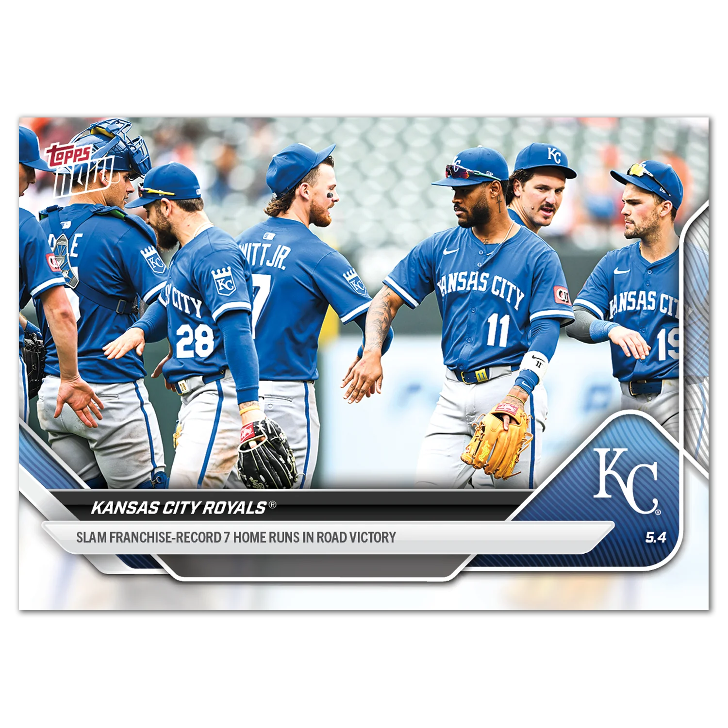 2025 Topps Now #138 Kansas City Royals