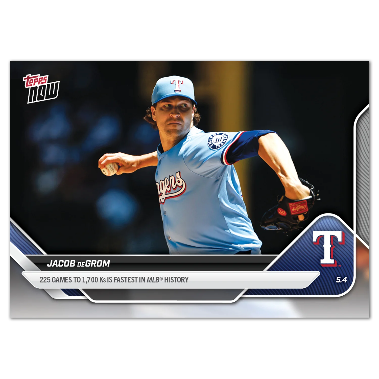 2025 Topps Now #141 Jacob deGrom