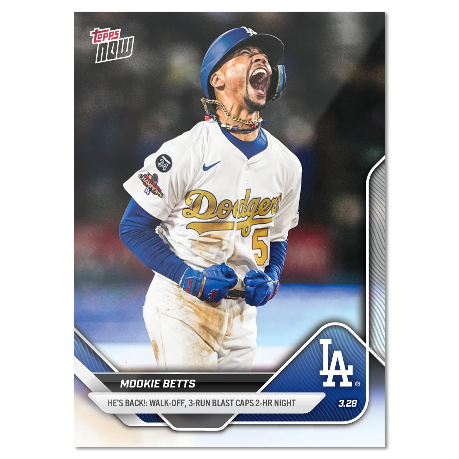 2025 Topps Now #16 Mookie Betts