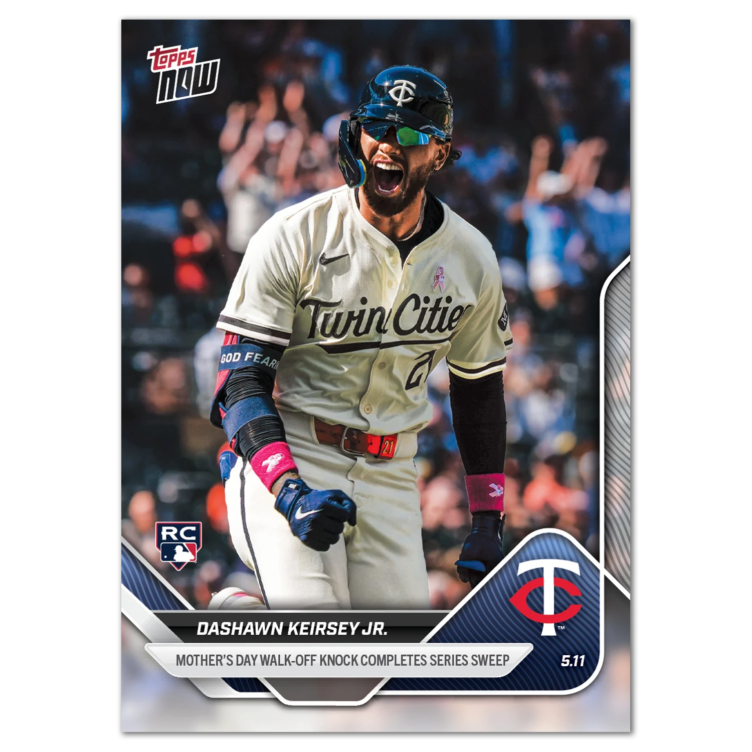 2025 Topps Now #166 DaShawn Keirsey Jr.