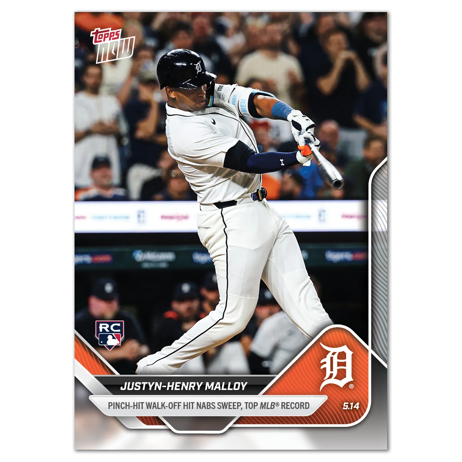 2025 Topps Now #180 Justyn-Henry Malloy