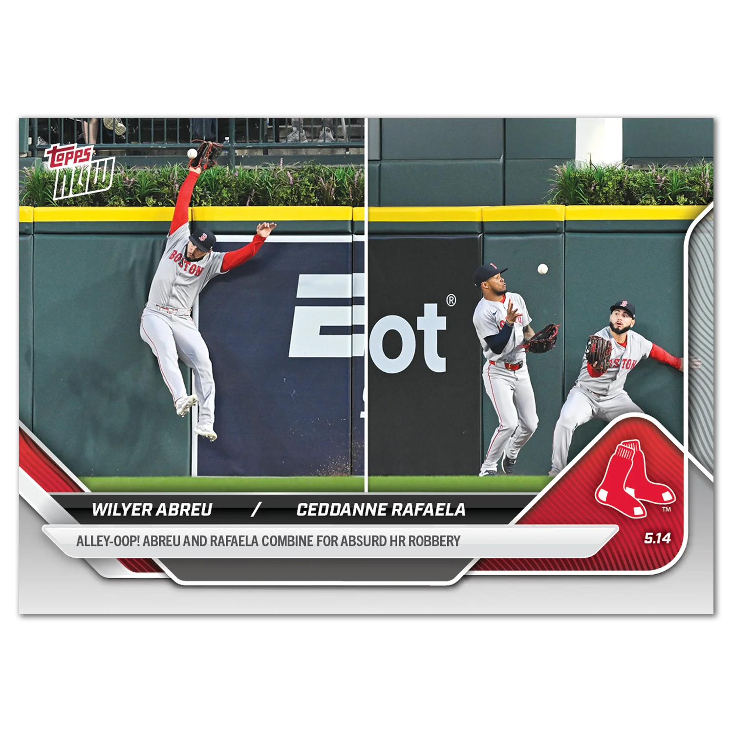 2025 Topps Now #181 Wilyer Abreu / Ceddanne Rafaela