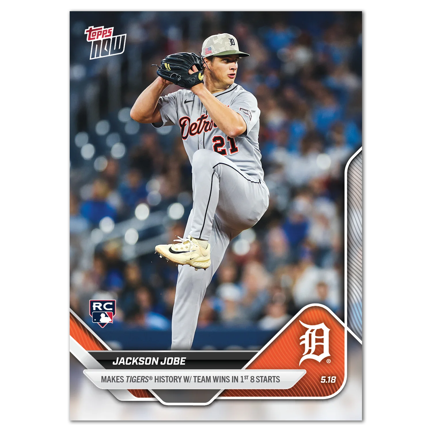 2025 Topps Now #192 Jackson Jobe