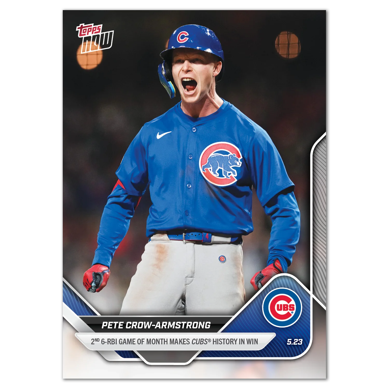 2025 Topps Now #203 Pete Crow-Armstrong