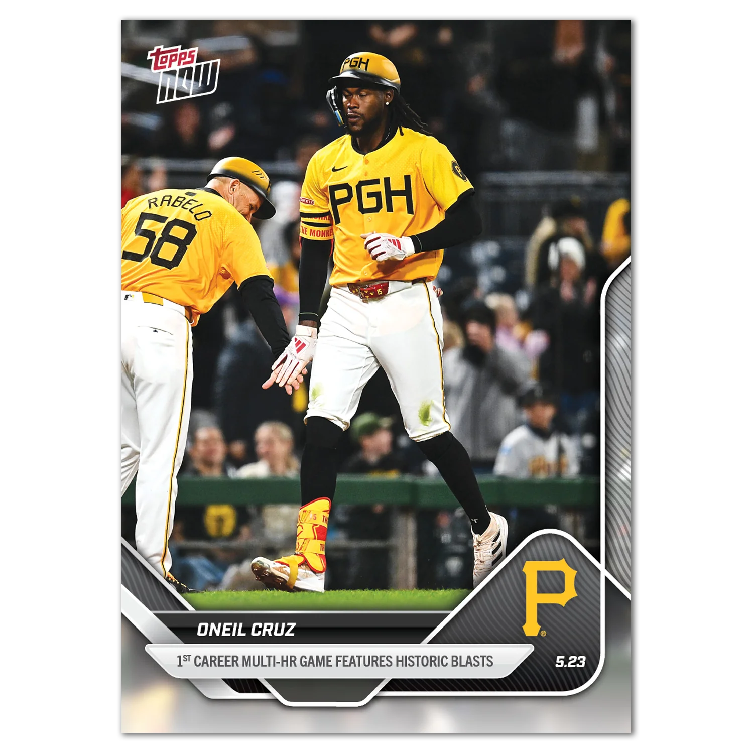 2025 Topps Now #206 Oneal Cruz