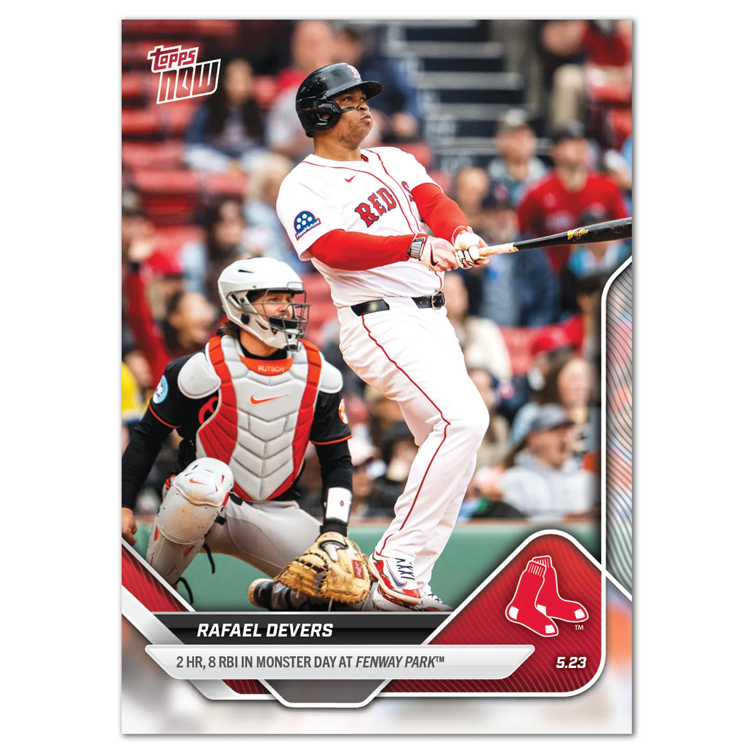 2025 Topps Now #207 Rafael Devers