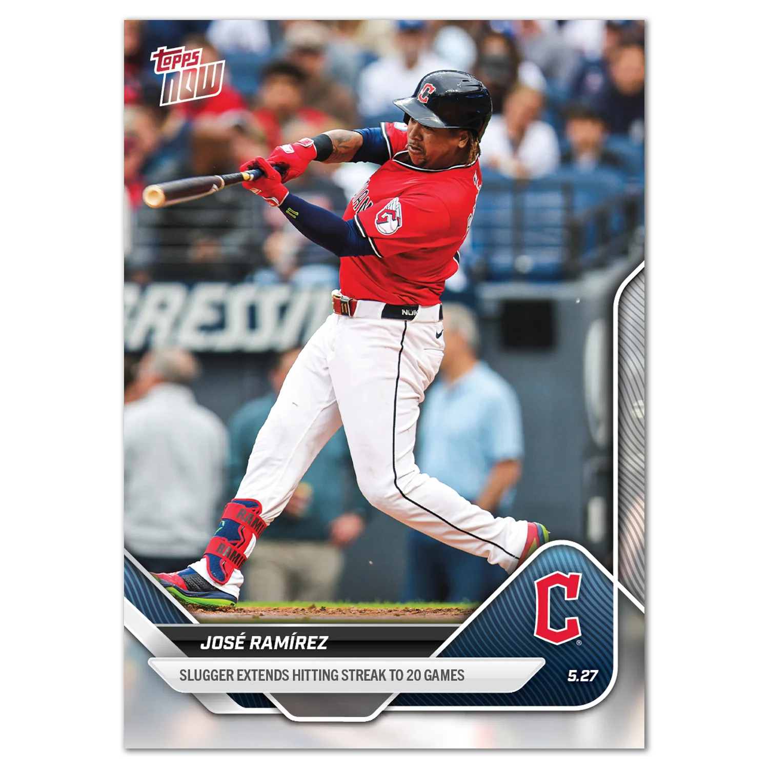 2025 Topps Now #222 José Ramírez