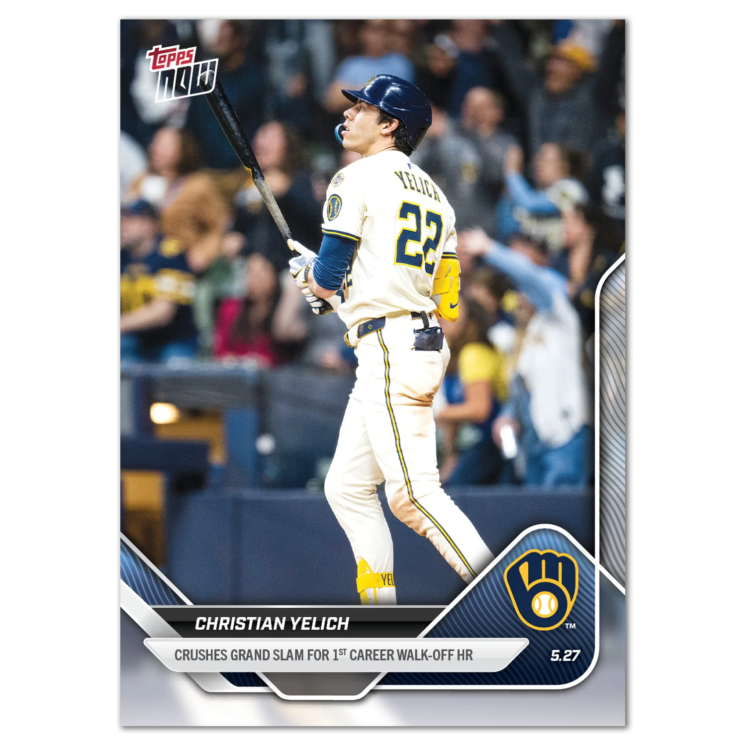 2025 Topps Now #224 Christian Yelich