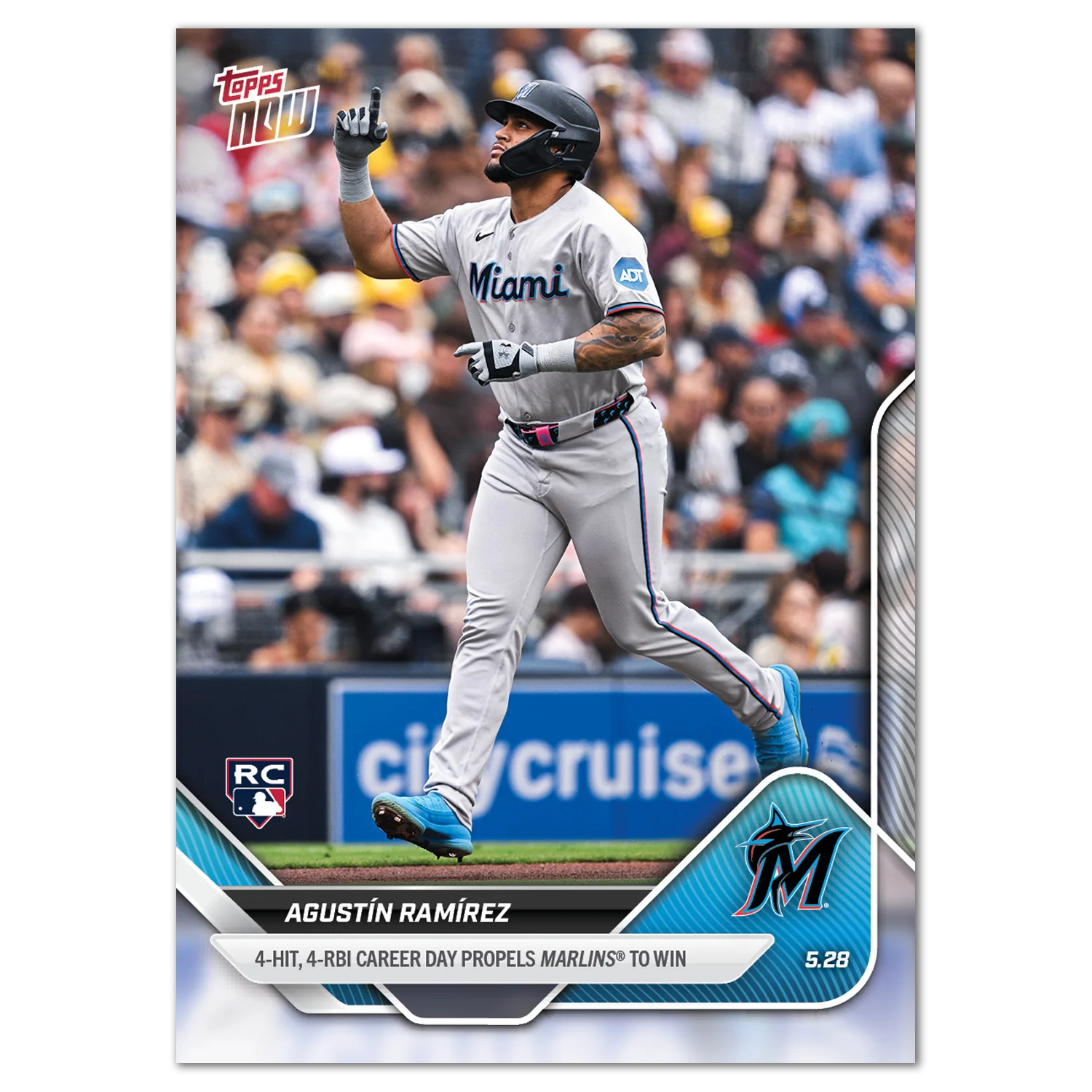 2025 Topps Now #227 Agustín Ramírez