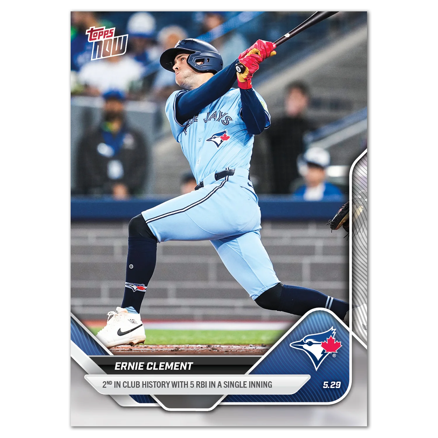 2025 Topps Now #230 Ernie Clement