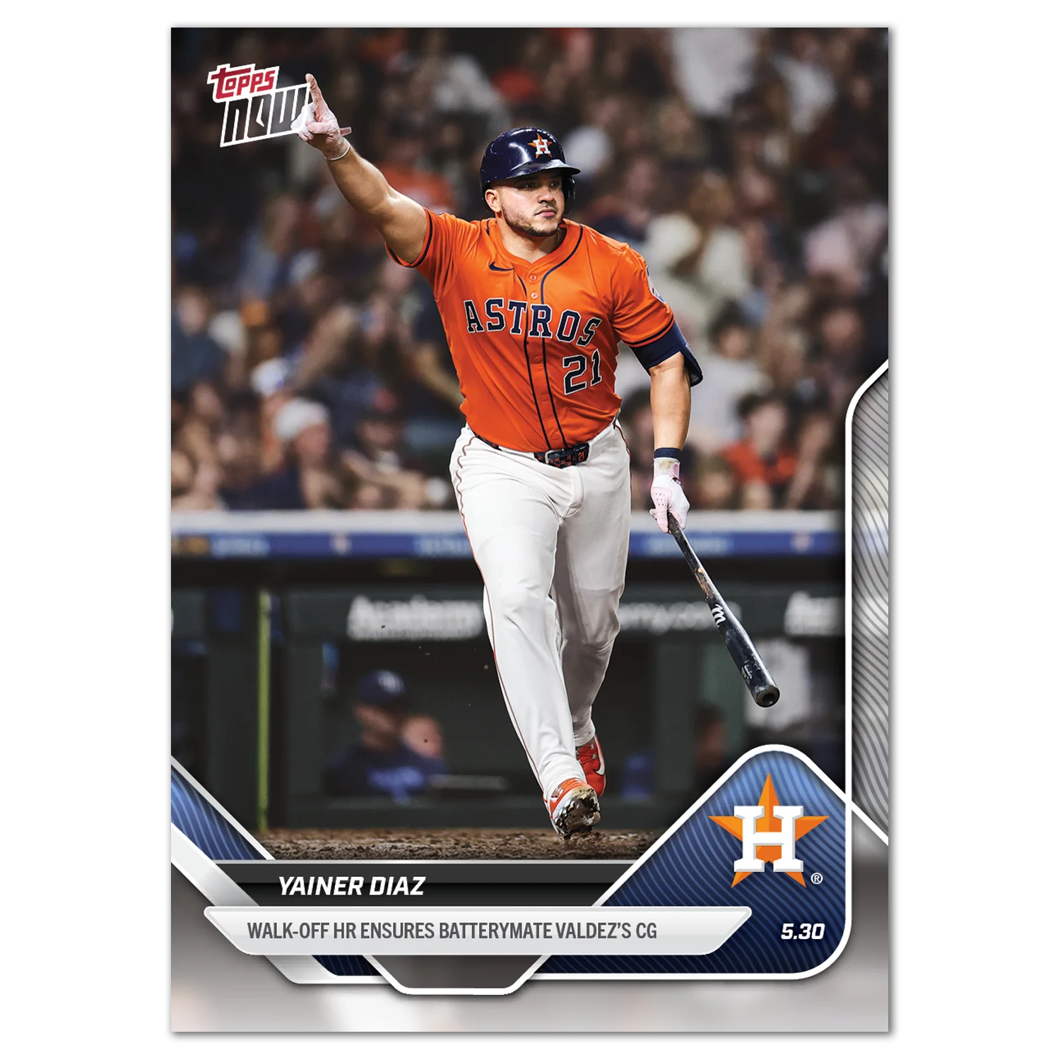 2025 Topps Now #236 Yainer Diaz