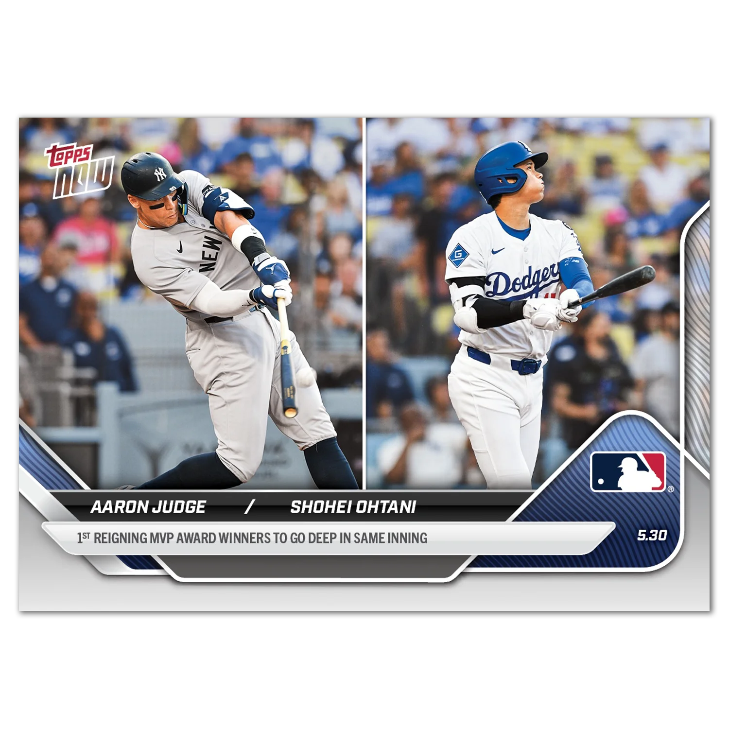 2025 Topps Now #239 Aaron Judge/Shohei Ohtani