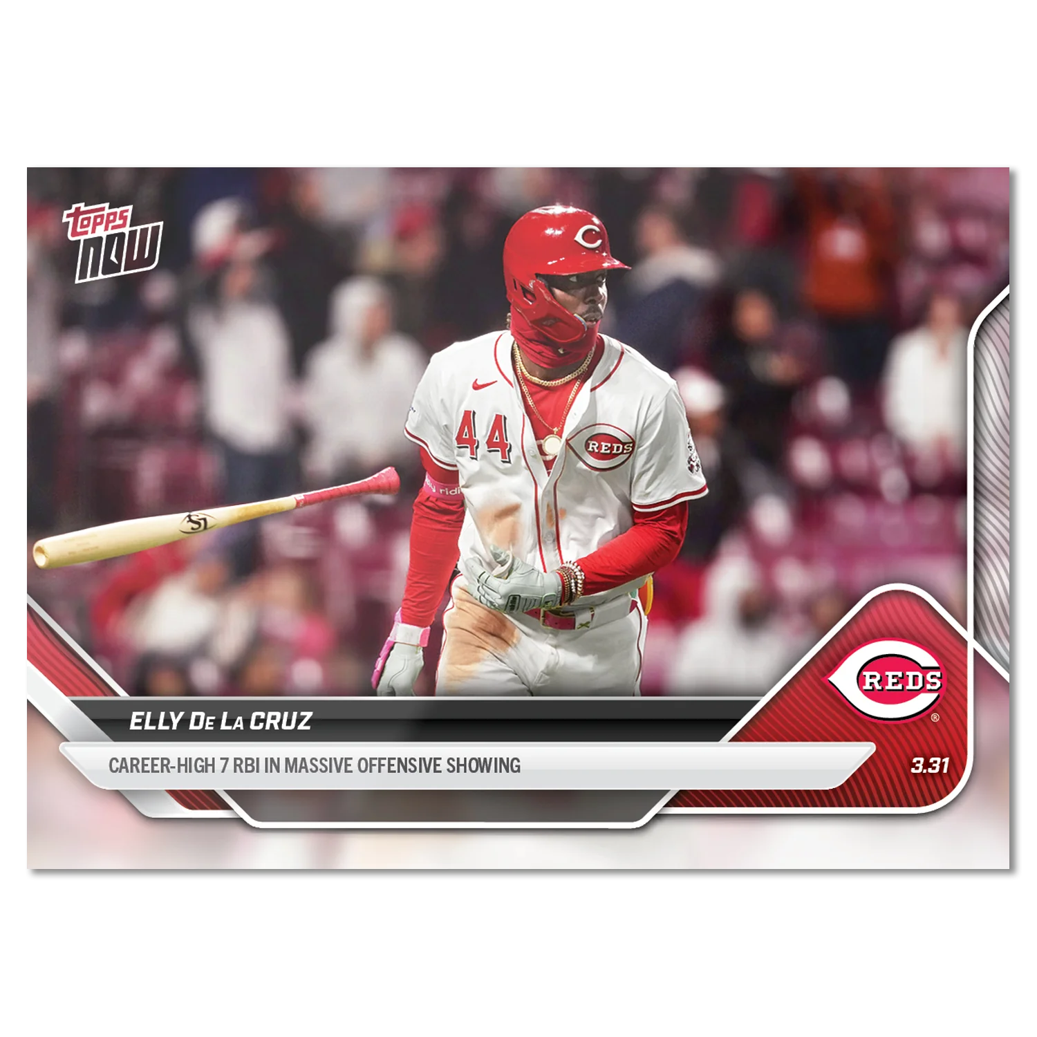 2025 Topps Now #24 Elly De La Cruz