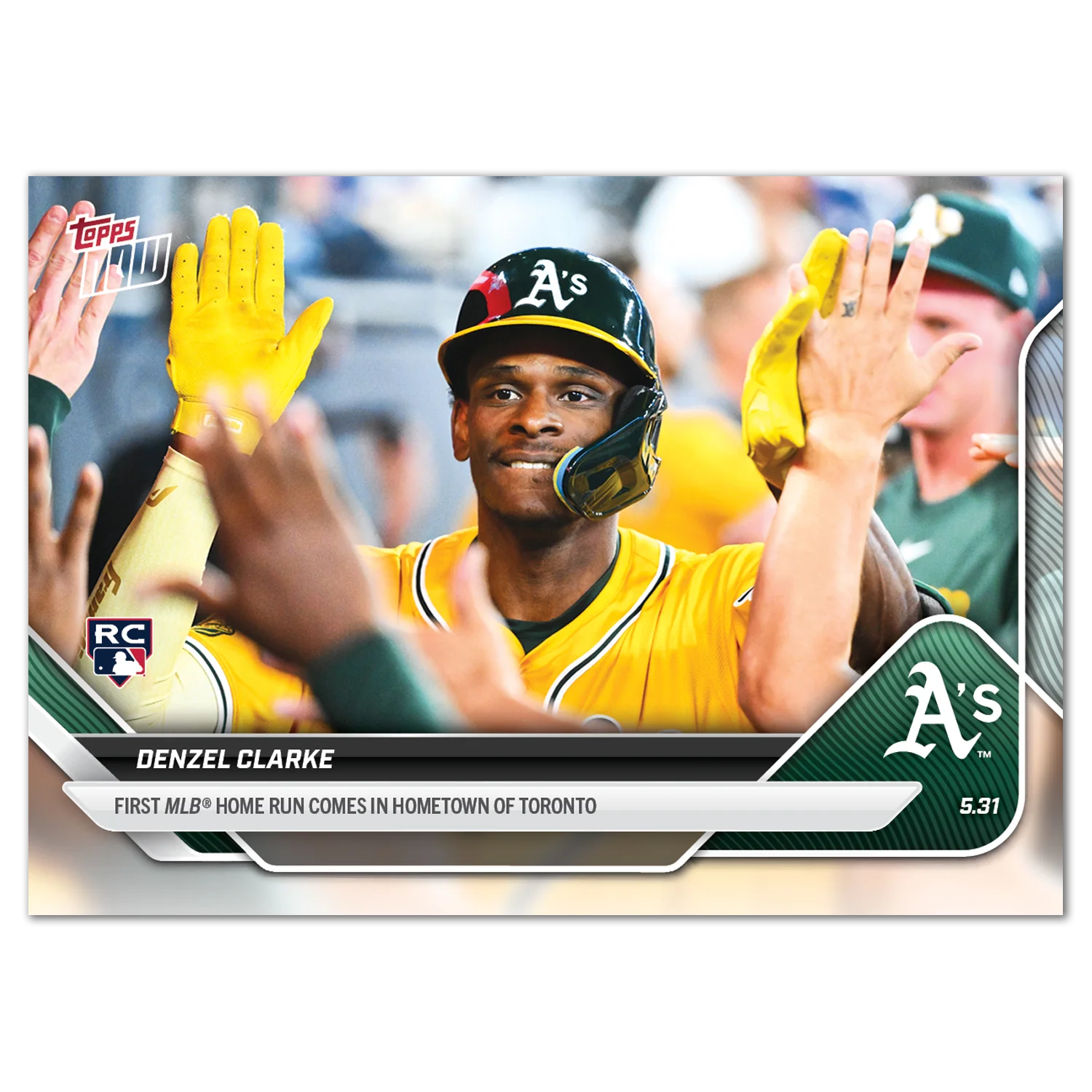 2025 Topps Now #240 Denzel Clarke