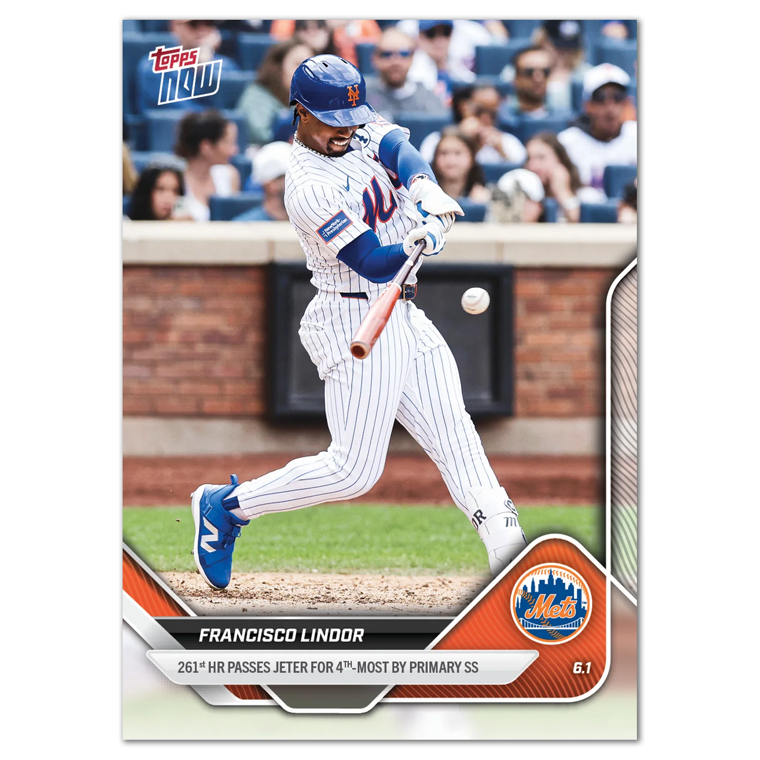 2025 Topps Now #245 Francisco Lindor