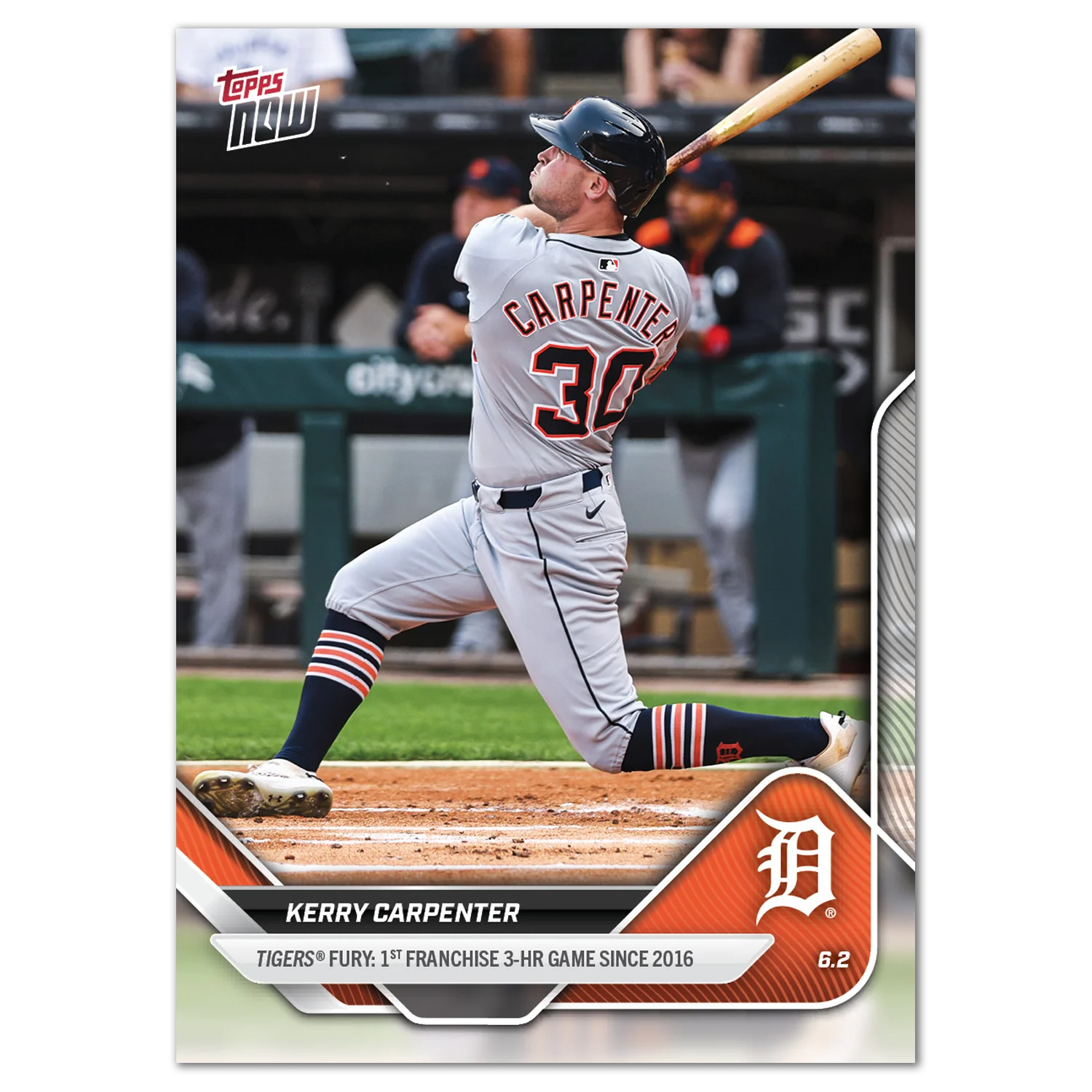 2025 Topps Now #250 Kerry Carpenter