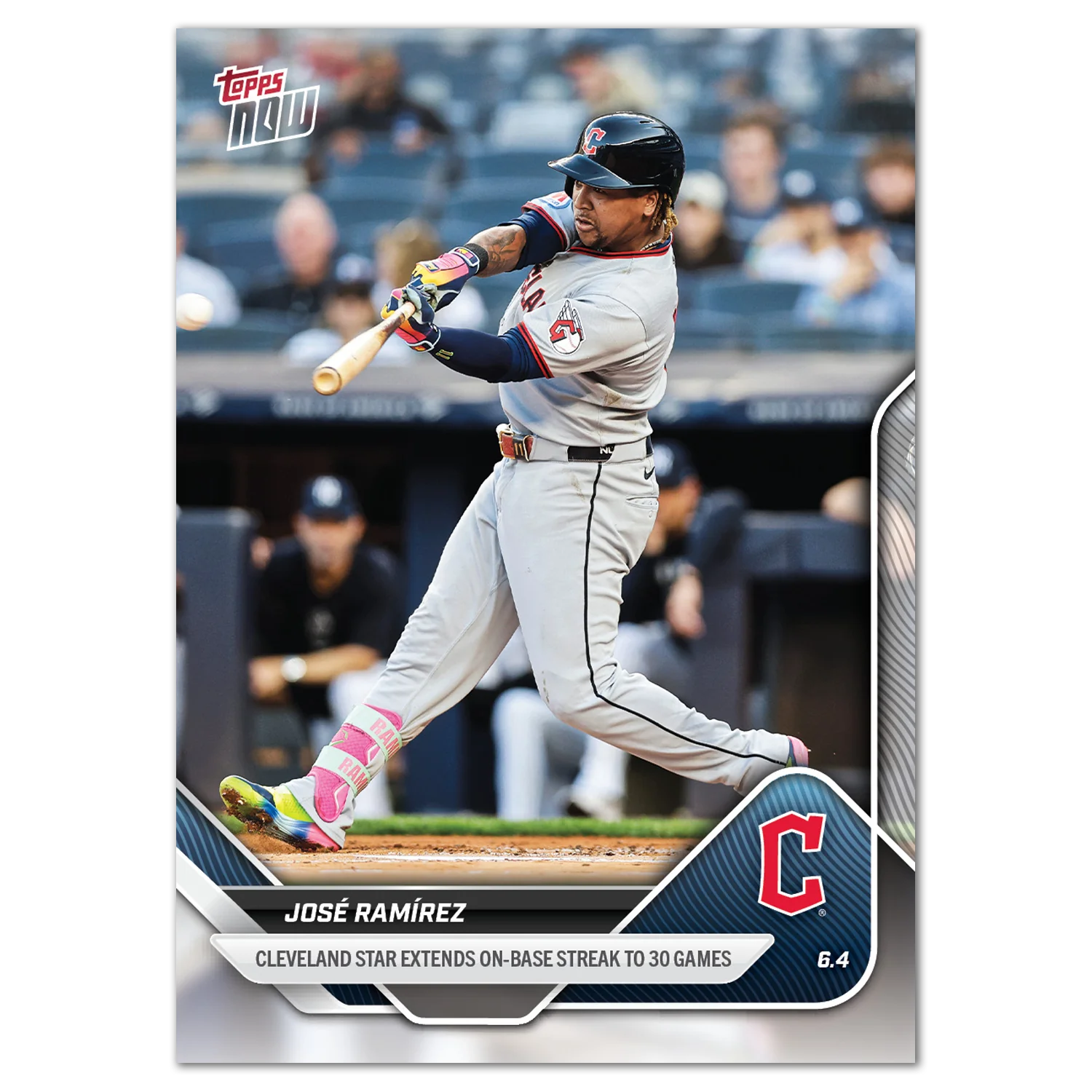 2025 Topps Now #255 Jose Ramirez