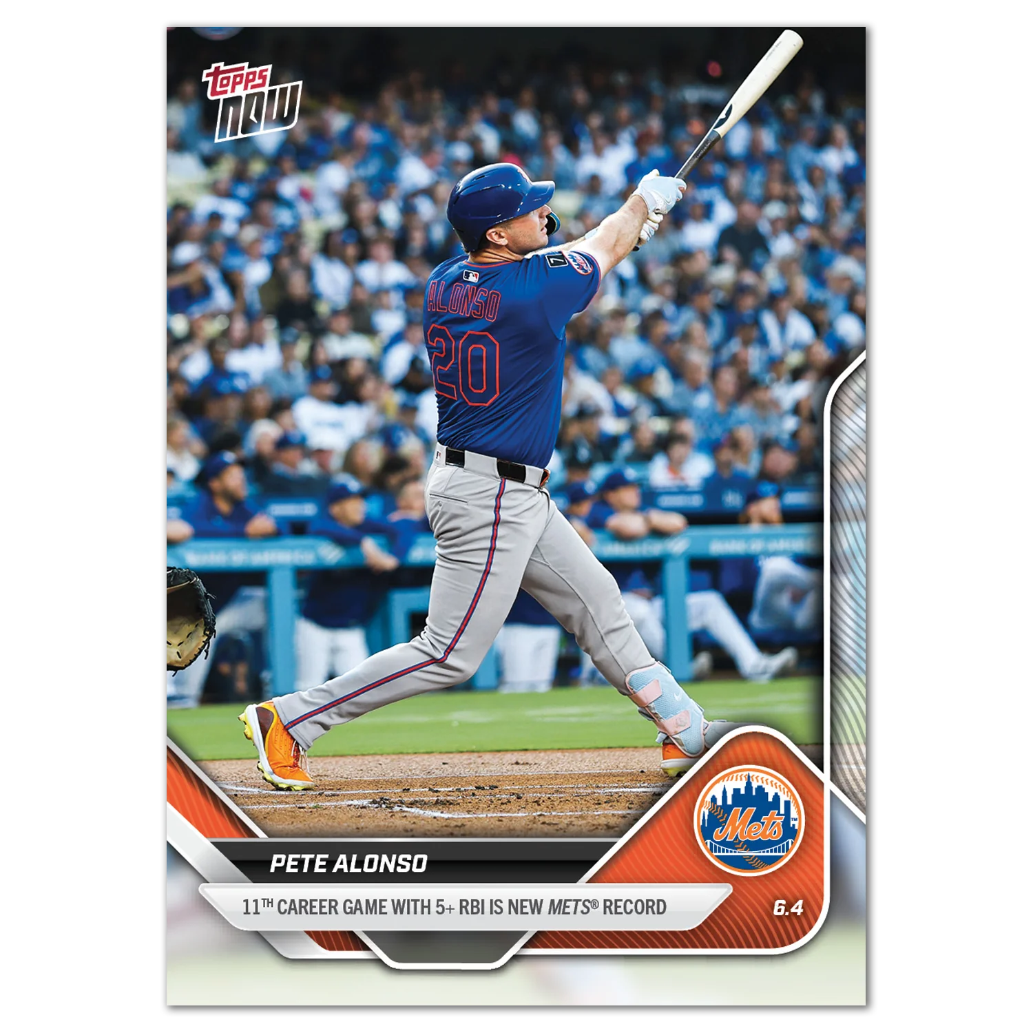 2025 Topps Now #256 Pete Alonso