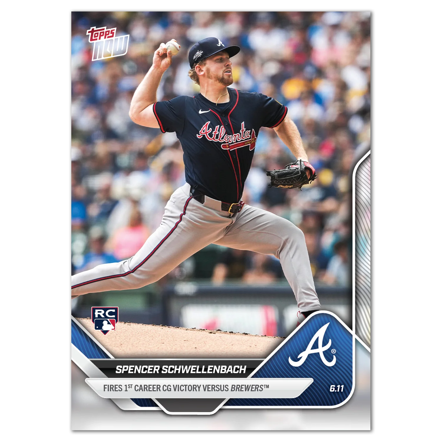 2025 Topps Now #287 Spencer Schwellenbach