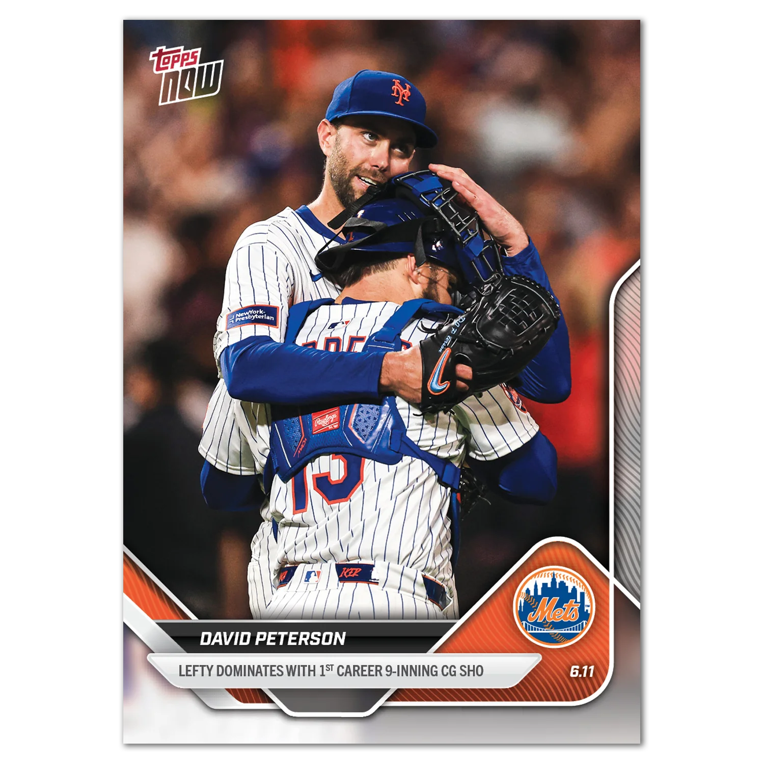 2025 Topps Now #288 David Peterson