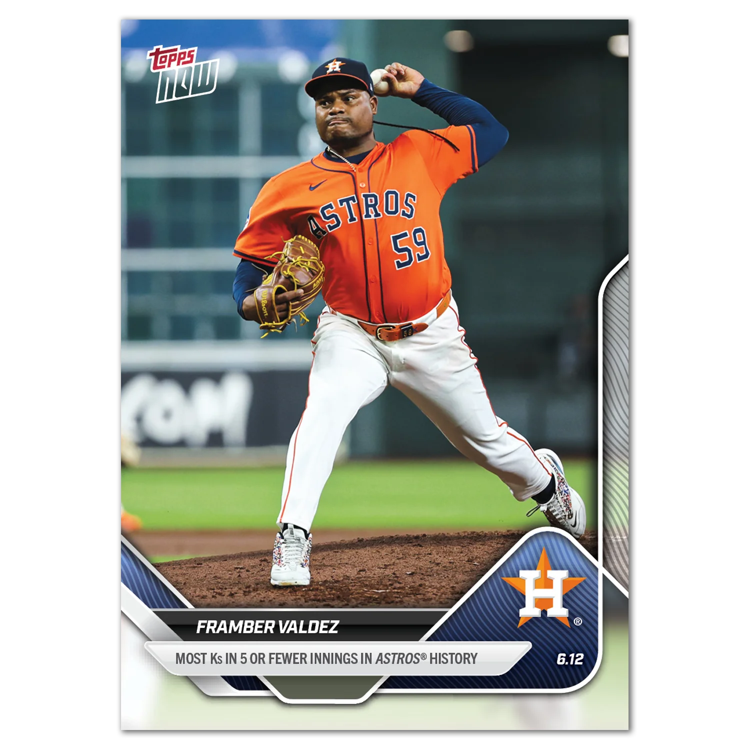2025 Topps Now #292 Framber Valdez
