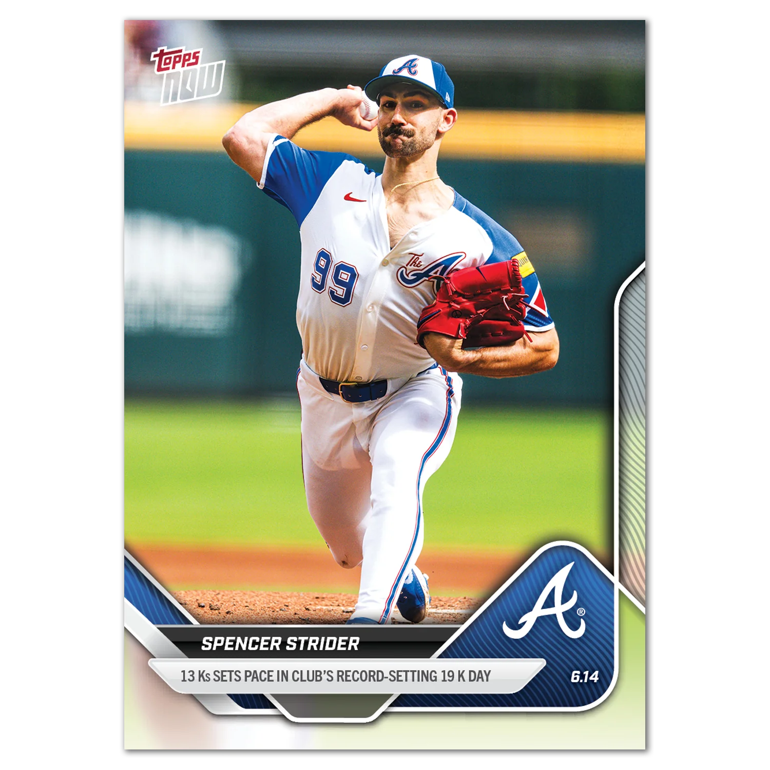 2025 Topps Now #296 Spencer Strider