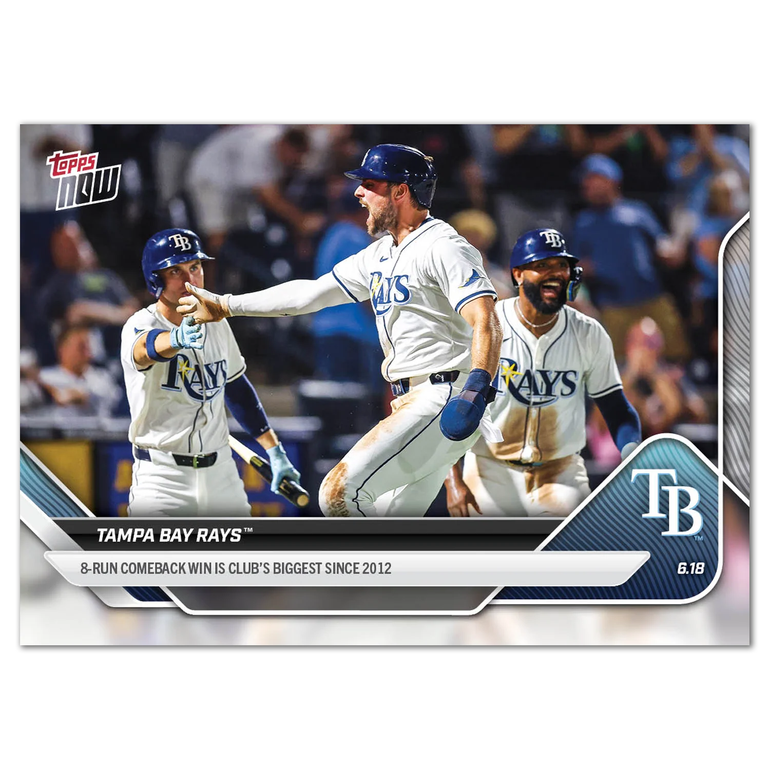 2025 Topps Now #316 Tampa Bay Rays
